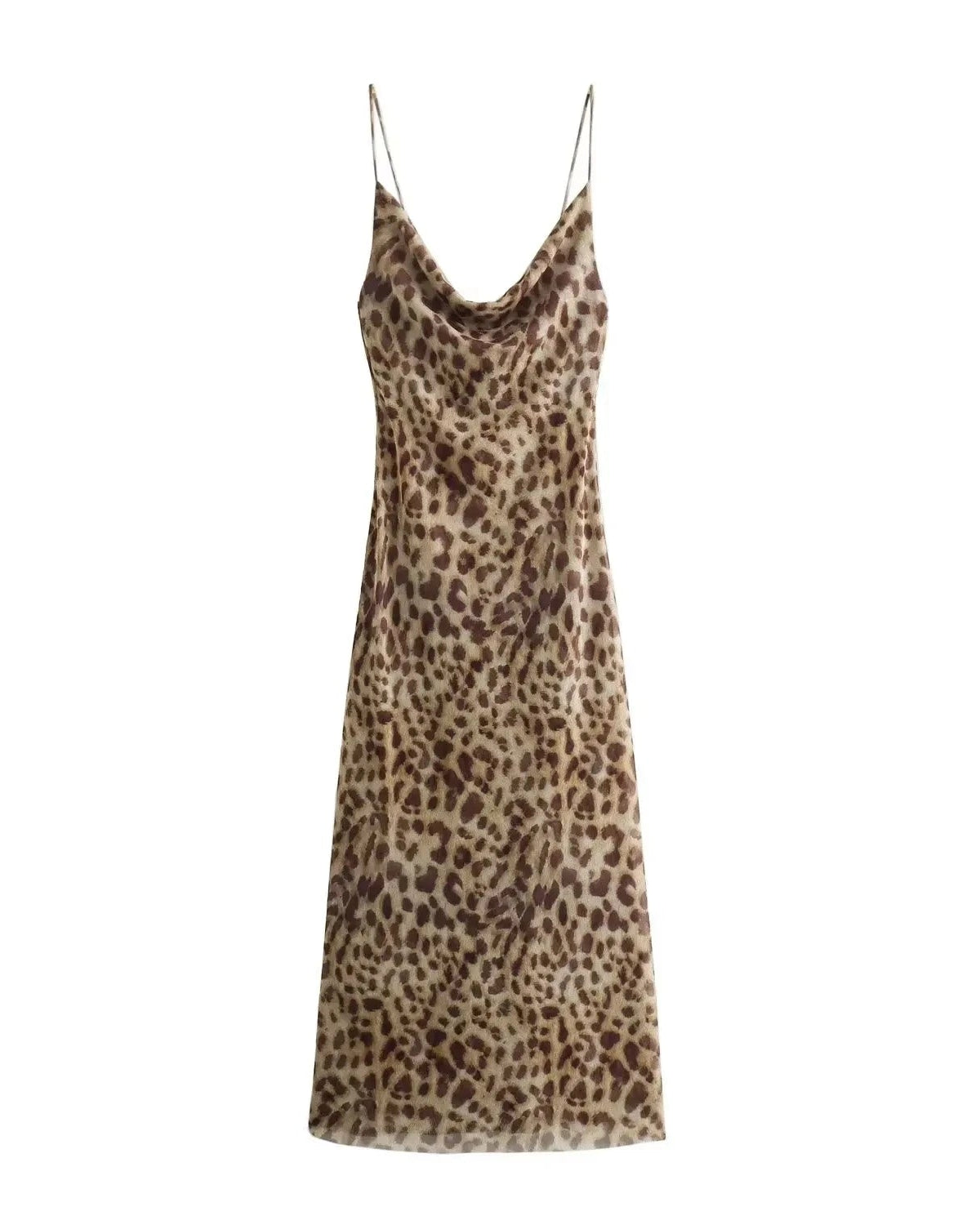 Leopard Print Maxi Dres