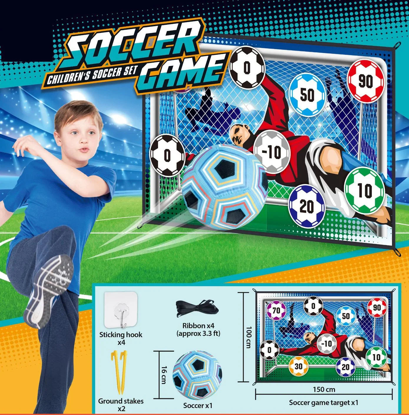 Velcro Soccer Target Game