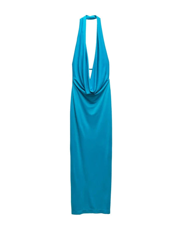 Elegant Backless Maxi Dress